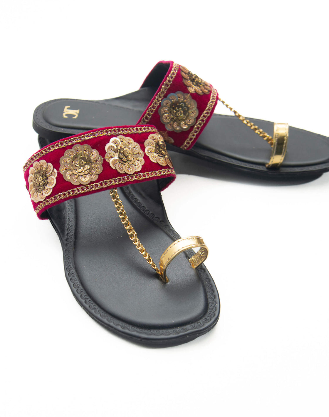 Kolhapuri - Sequin Flowers