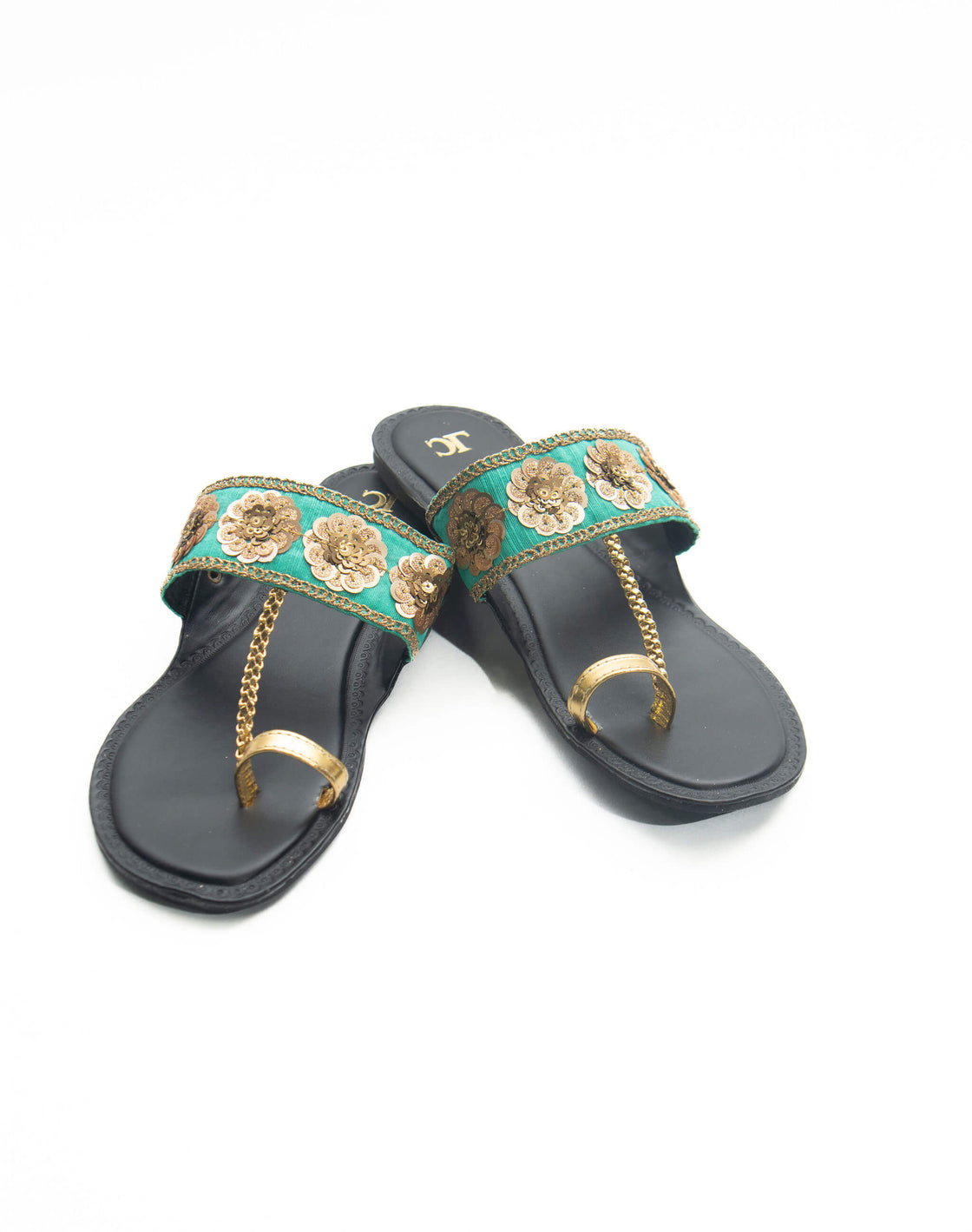 Kolhapuri - Sequin Flowers