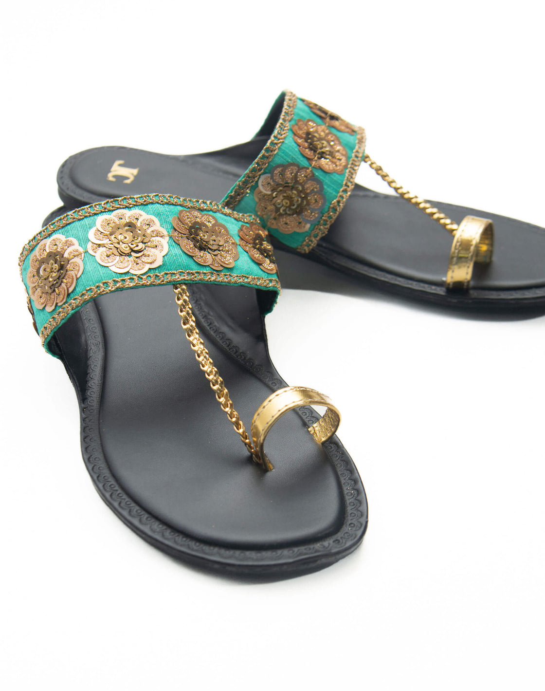 Kolhapuri - Sequin Flowers
