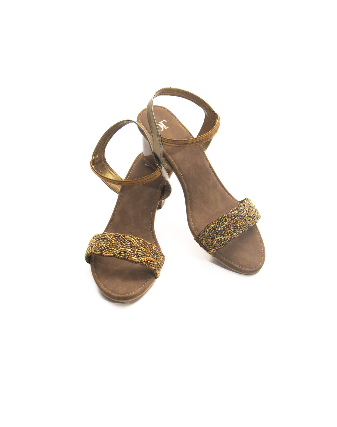 Mid heel sandal - back strap