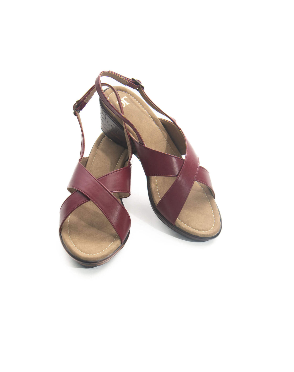Sandal - Mid wedge back strap