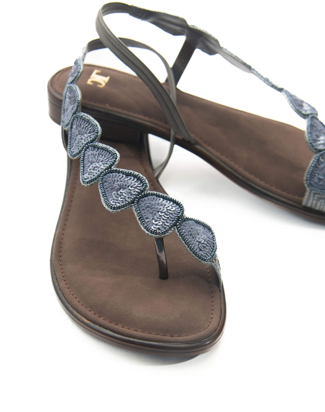 Flat sandal - side curve