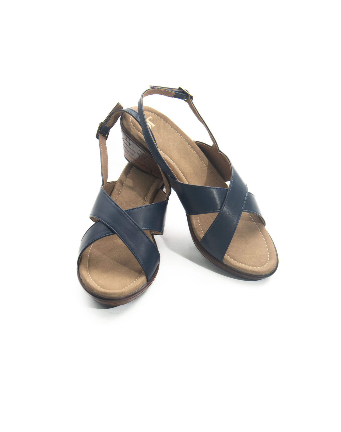 Sandal - Mid wedge back strap