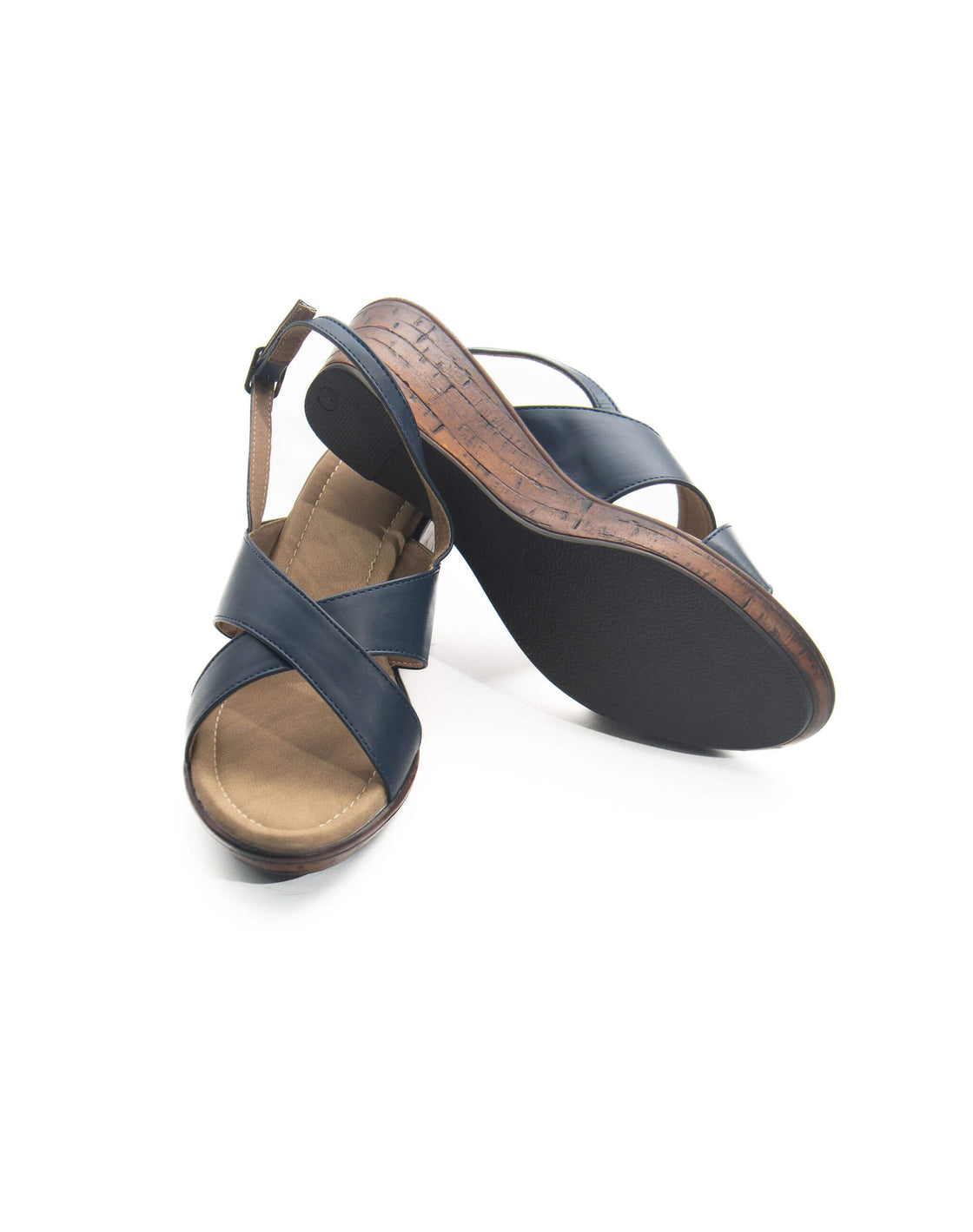 Sandal - Mid wedge back strap