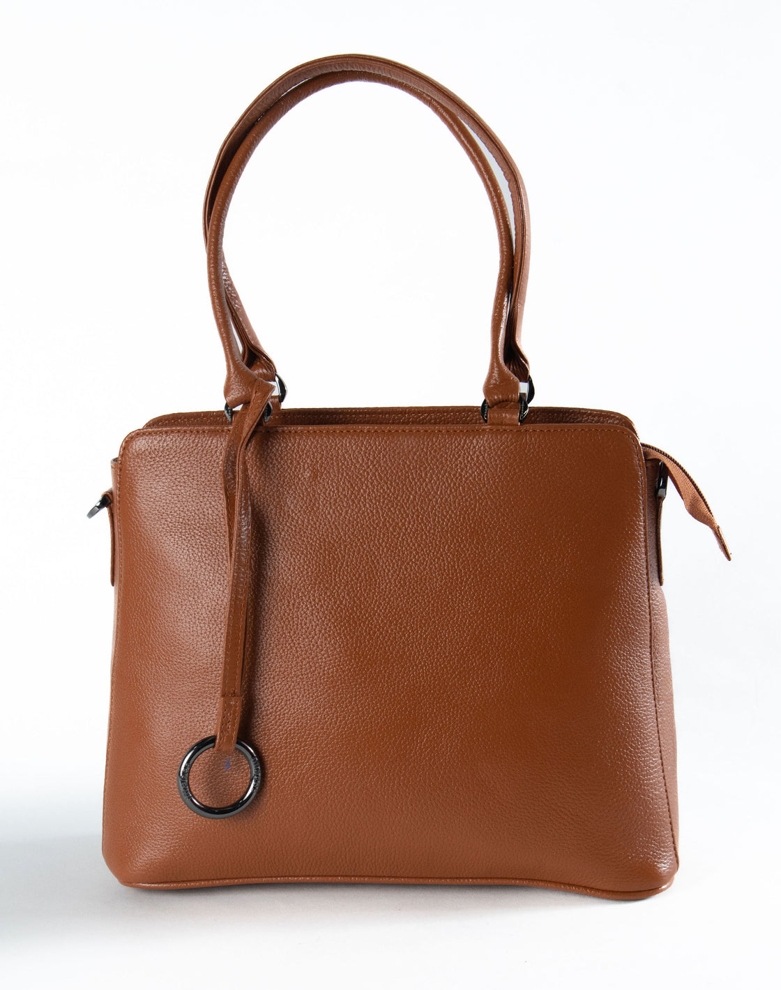 Square tote with long handle