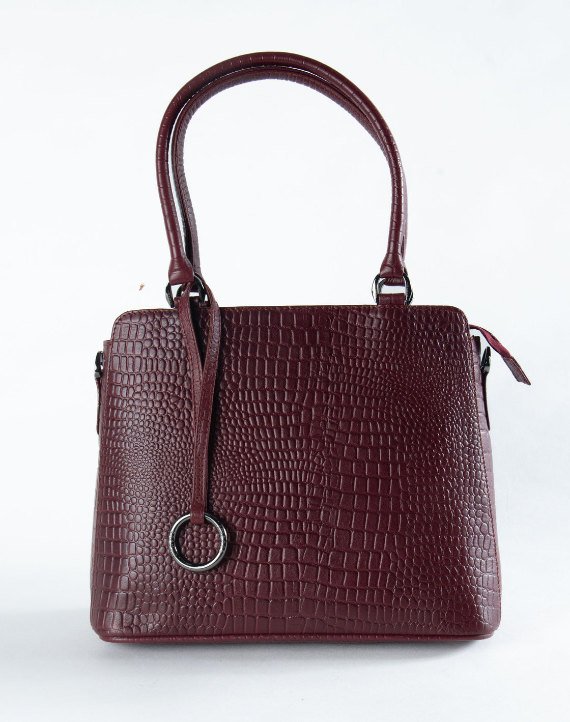 Square tote with long handle