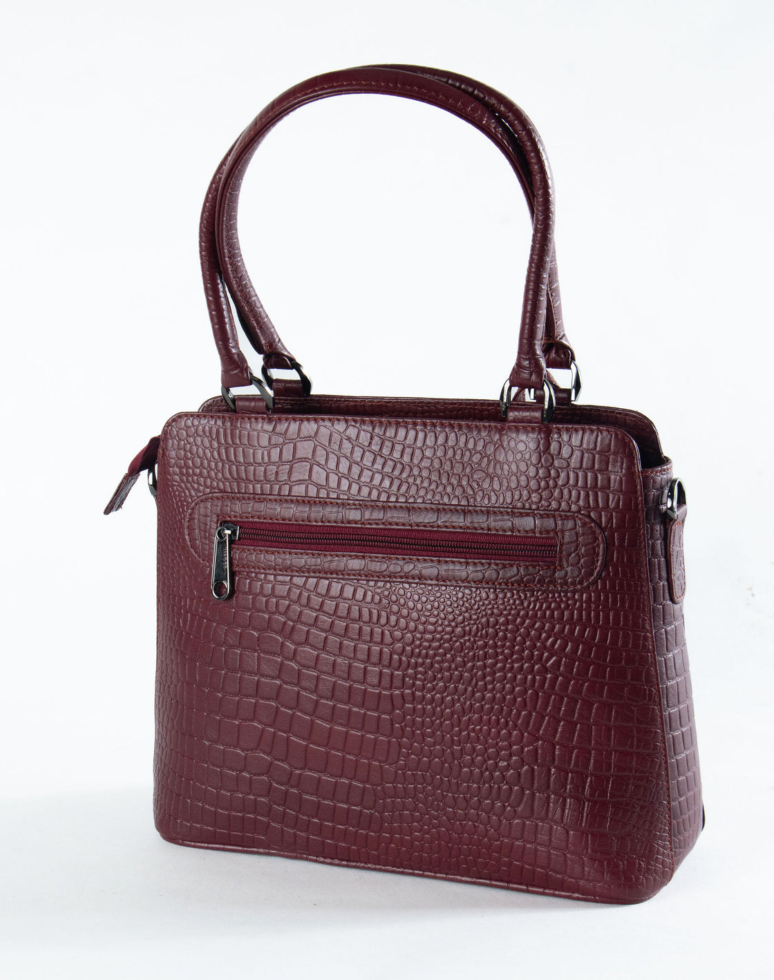 Square tote with long handle