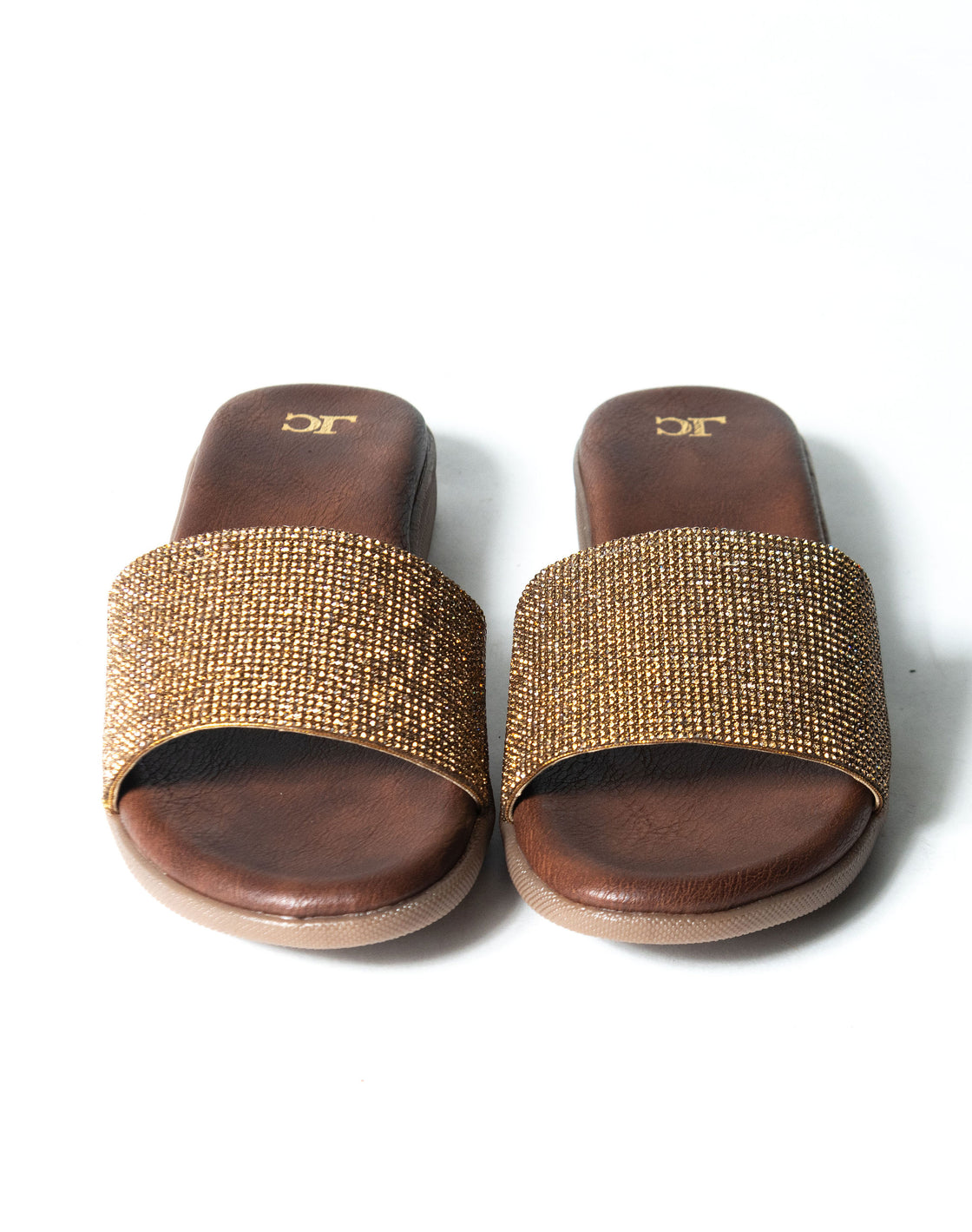 Priya - Flat studded slider