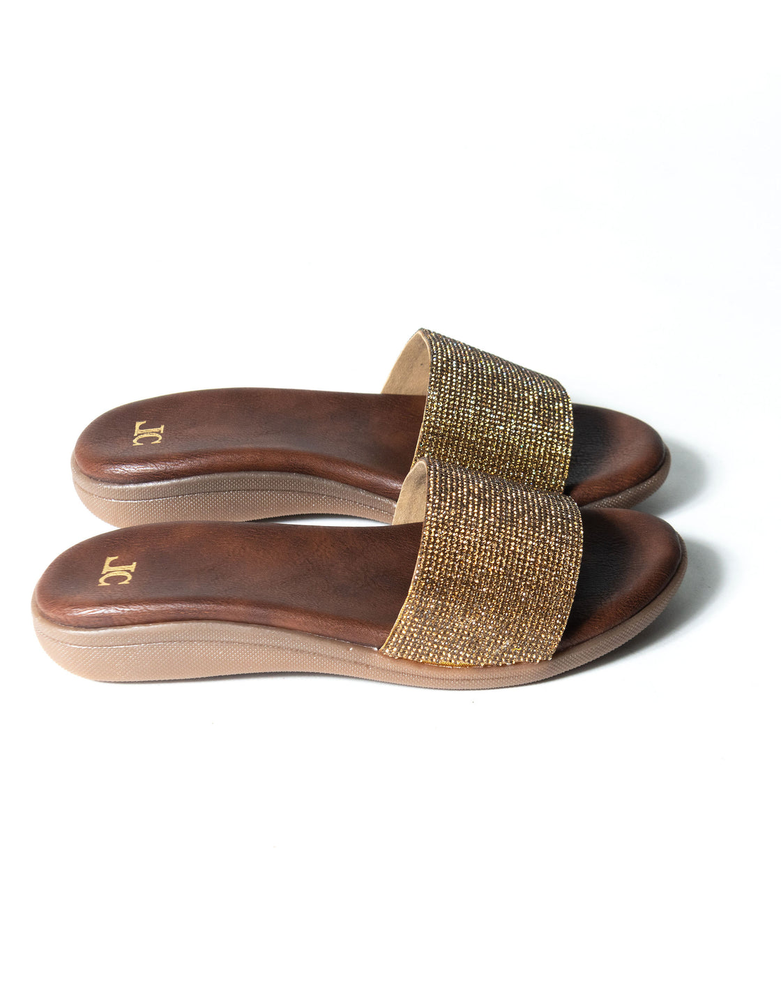 Priya - Flat studded slider