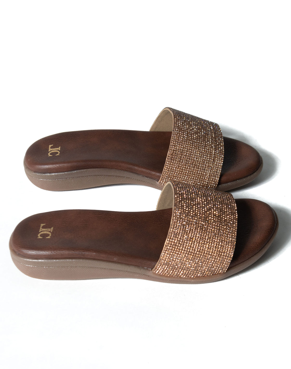 Priya - Flat studded slider